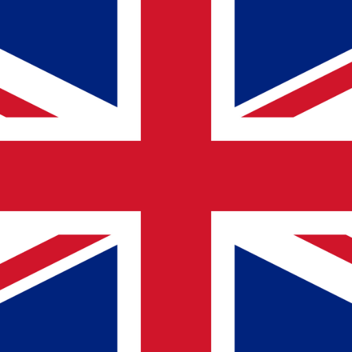 Image of the flag for the country representing the language English