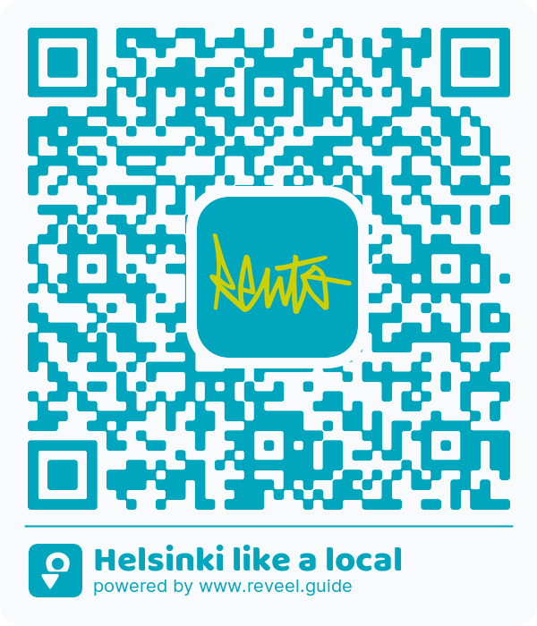Image of the QR linking to the Helsinki like a local