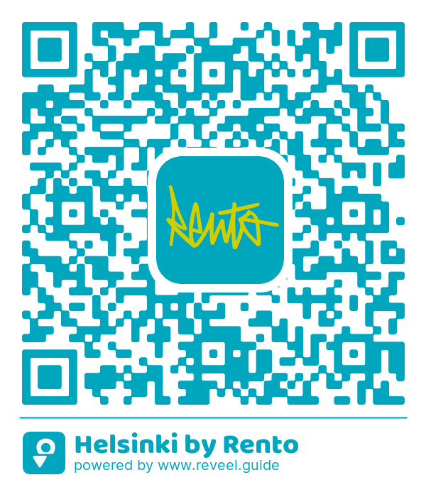 Image of the QR linking to the Helsinki by Rento 