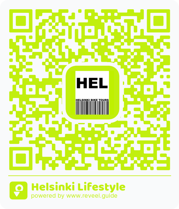 Image of the QR linking to the Helsinki Lifestyle