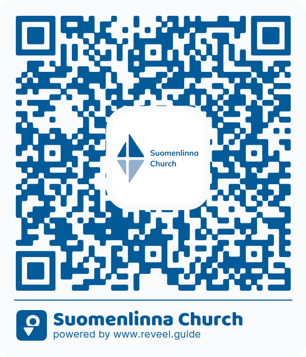 Image of the QR linking to the Suomenlinna Church