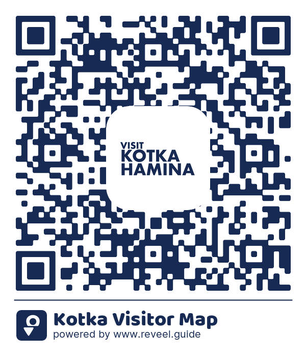 Image of the QR linking to the Kotka Visitor Map