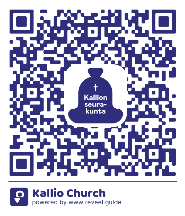 Image of the QR linking to the Kallio Church