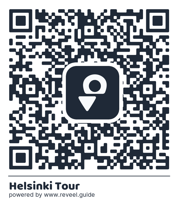 Image of the QR linking to the Helsinki Tour
