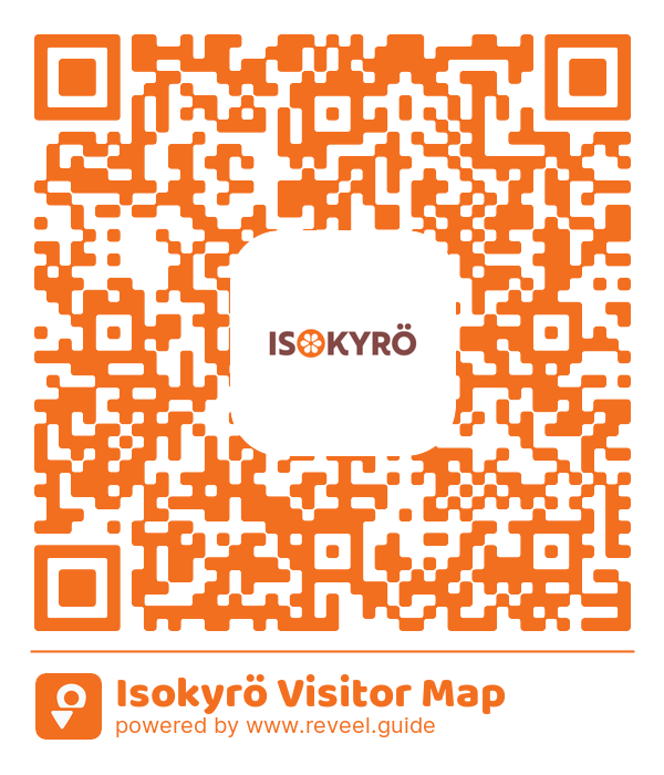 Image of the QR linking to the Isokyrö Visitor Map