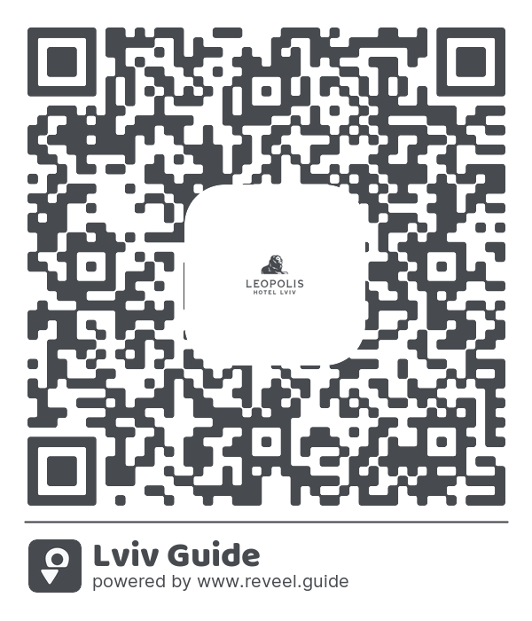 Image of the QR linking to the Lviv Guide