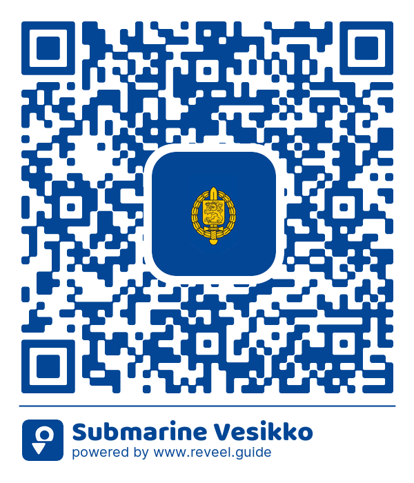 Image of the QR linking to the Submarine Vesikko