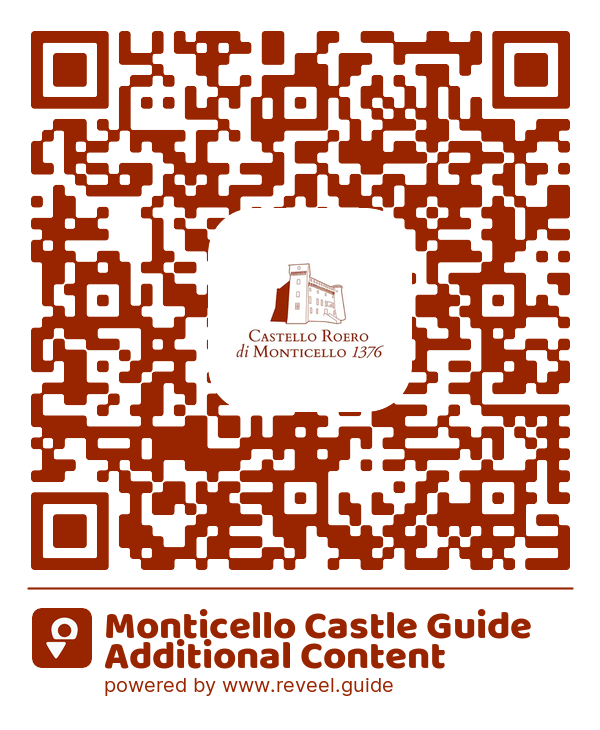 Image of the QR linking to the Monticello Castle Guide Additional Content