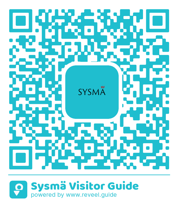 Image of the QR linking to the Sysmä Visitor Guide