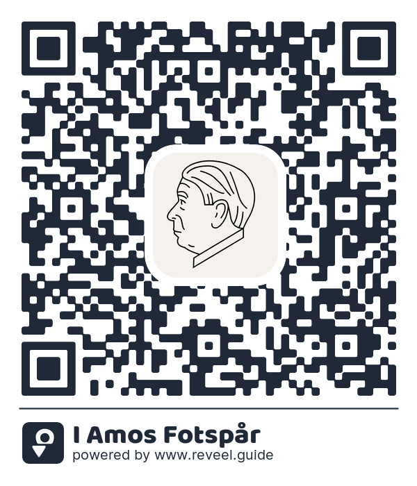 Image of the QR linking to the I Amos Fotspår
