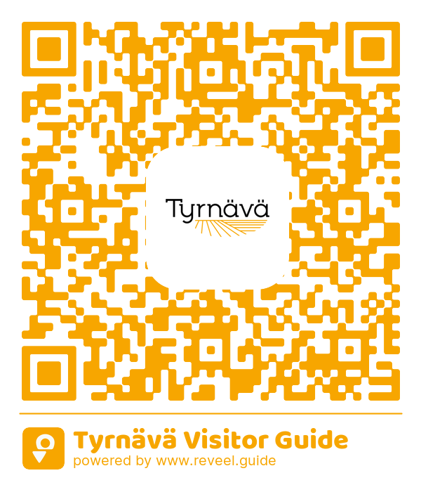 Image of the QR linking to the Tyrnävä Visitor Guide