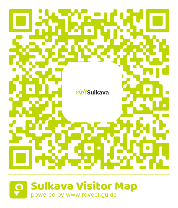 Image of the QR linking to the Sulkava Visitor Map