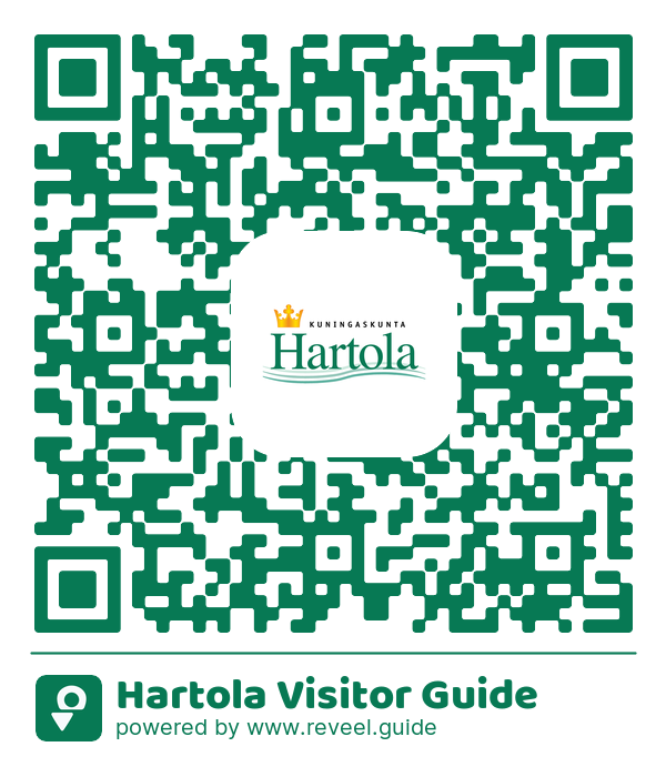 Image of the QR linking to the Hartola Visitor Guide