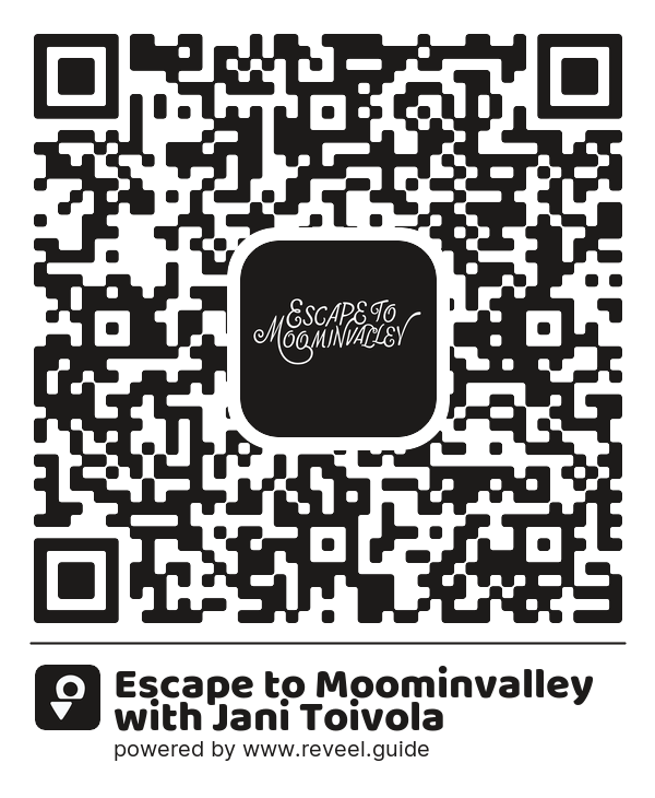 Image of the QR linking to the Escape to Moominvalley with Jani Toivola