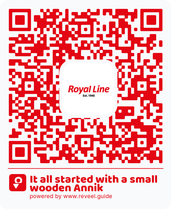 Image of the QR linking to the It all started with a small wooden Annik