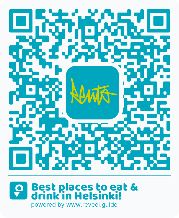 Image of the QR linking to the Best places to eat & drink in Helsinki!