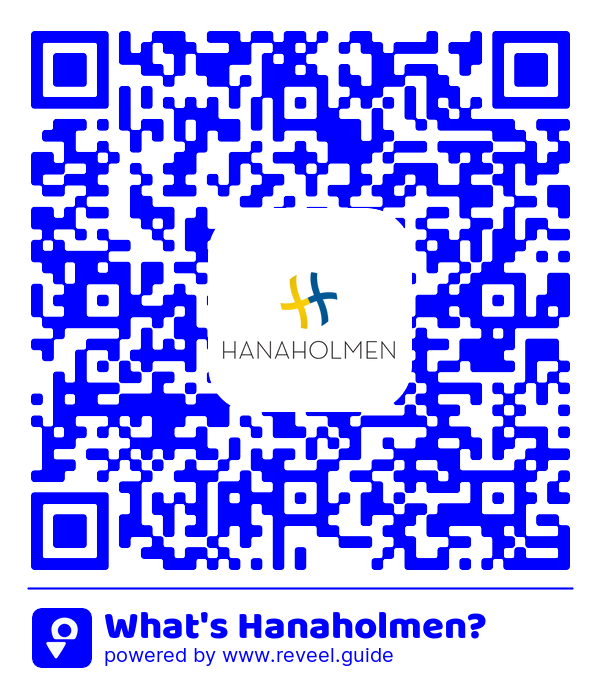 Image of the QR linking to the What's Hanaholmen?