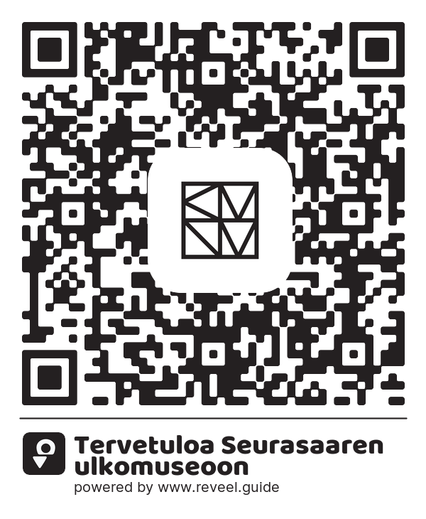 Image of the QR linking to the Welcome to the Seurasaari Outdoor Museum