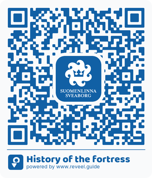 Image of the QR linking to the Fästningens historia