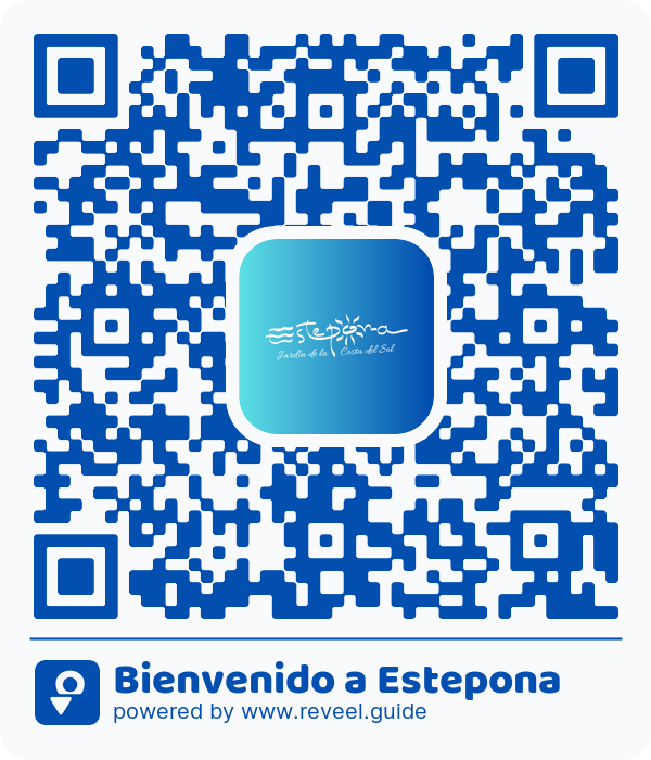 Image of the QR linking to the Welcome to Estepona