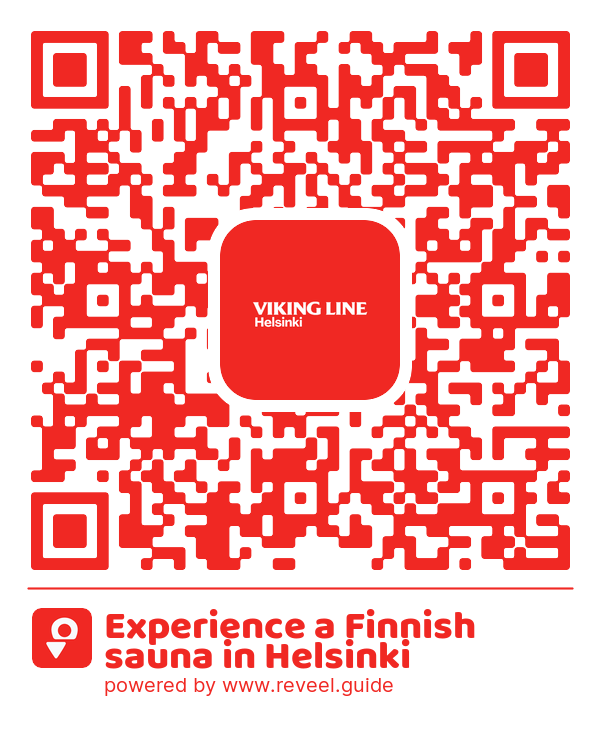 Image of the QR linking to the Experience a Finnish sauna in Helsinki