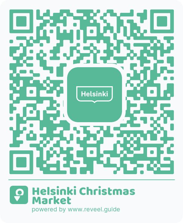 Image of the QR linking to the Helsinki Christmas Market 