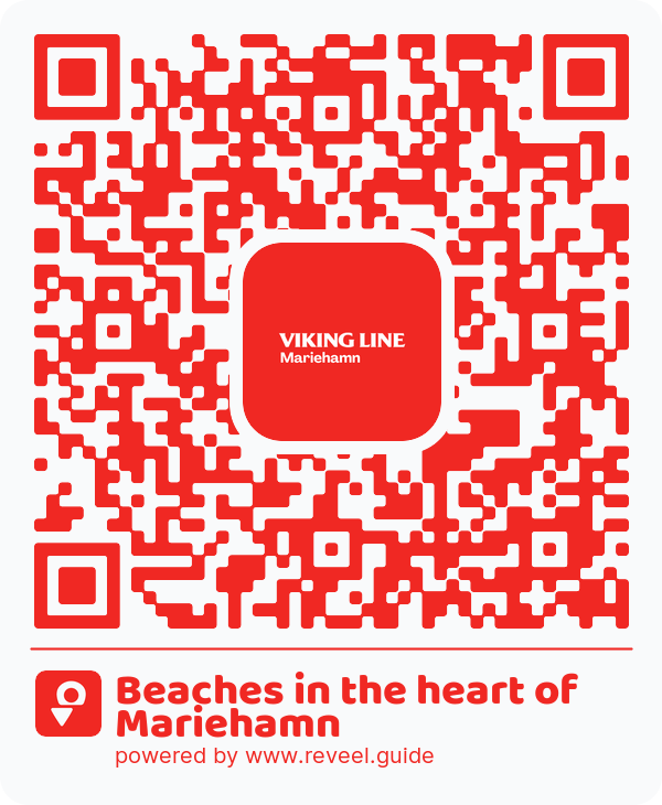 Image of the QR linking to the Beaches in the heart of Mariehamn