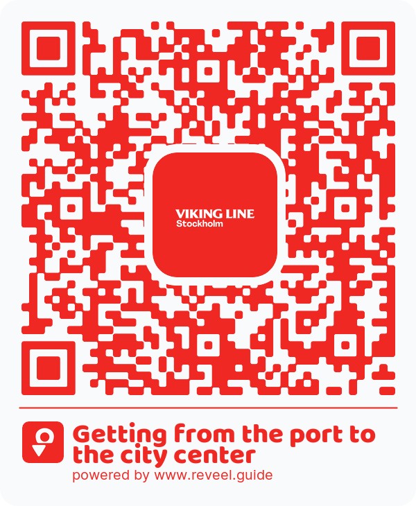 Image of the QR linking to the Getting from the port to the city center