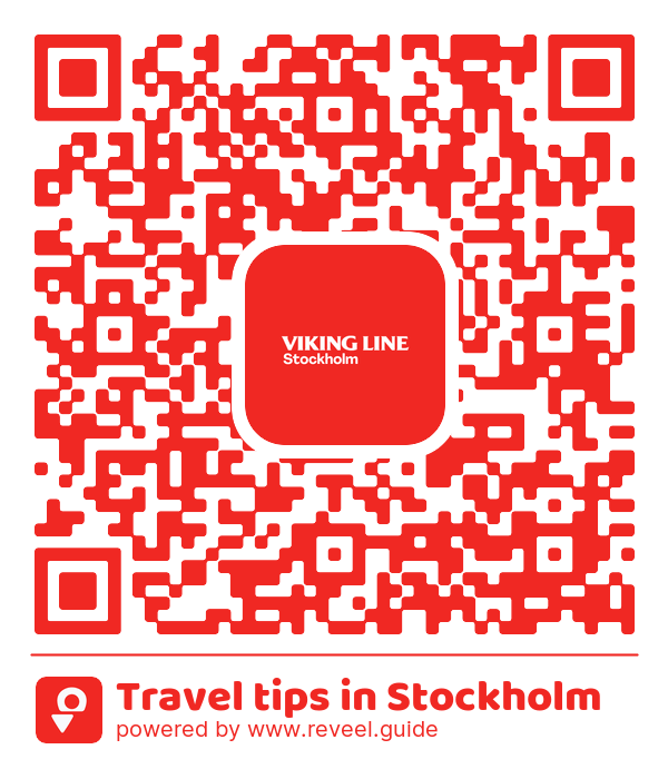 Image of the QR linking to the Travel tips in Stockholm