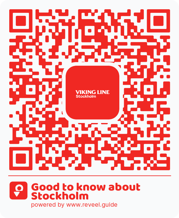 Image of the QR linking to the Good to know about Stockholm