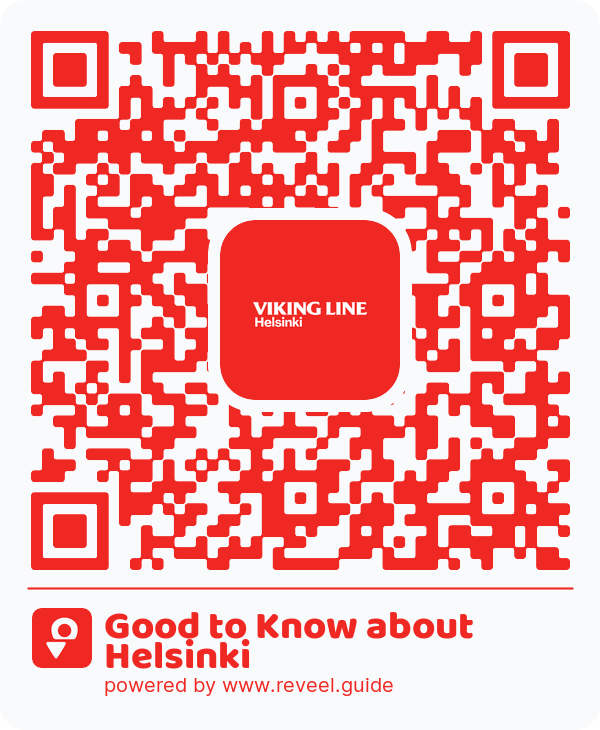 Image of the QR linking to the Good to Know about Helsinki