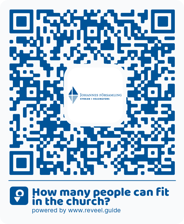 Image of the QR linking to the How many people fit in the Church?