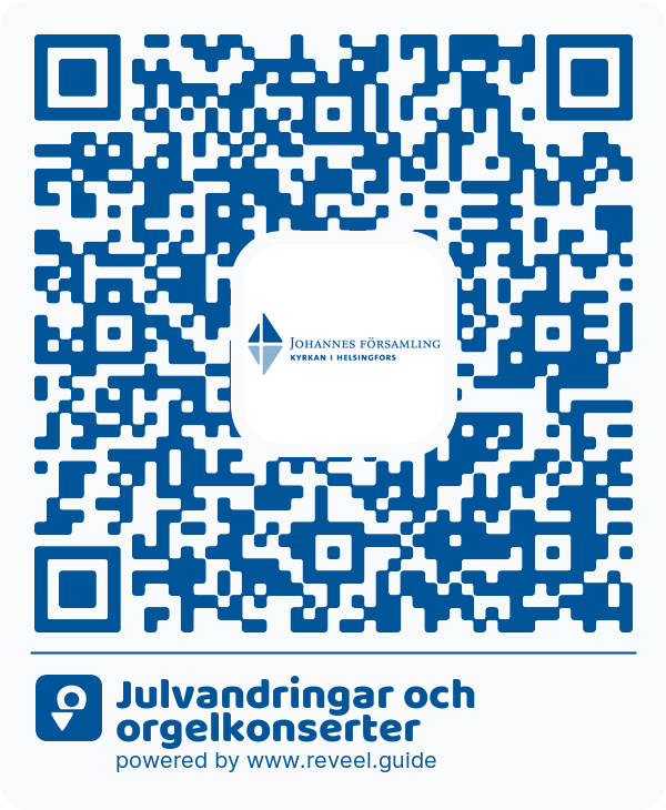 Image of the QR linking to the Christmas walks and organ concerts