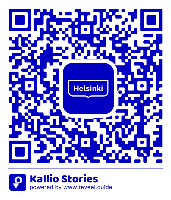 Image of the QR linking to the Kallio Stories