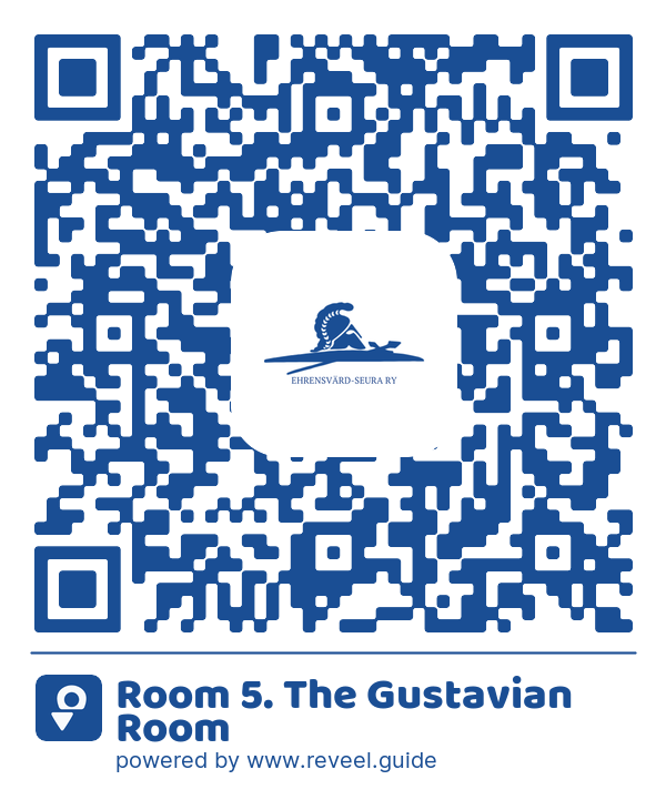 Image of the QR linking to the Room 5. The Gustavian Room