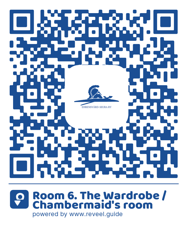 Image of the QR linking to the Room 6. The Wardrobe / Chambermaid's room