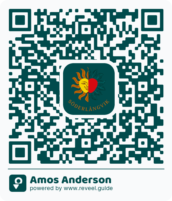 Image of the QR linking to the Amos Anderson