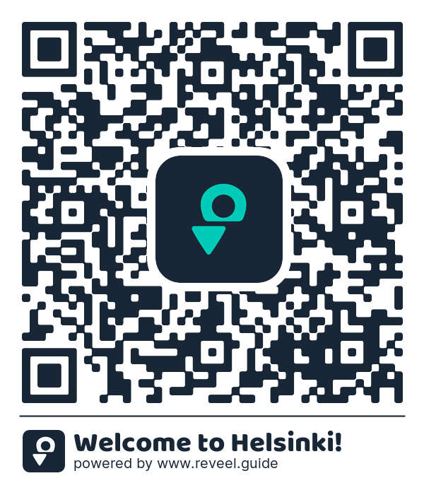 Image of the QR linking to the Welcome to Helsinki!