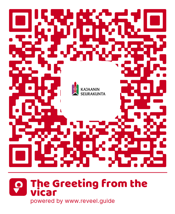 Image of the QR linking to the The Greeting from the vicar