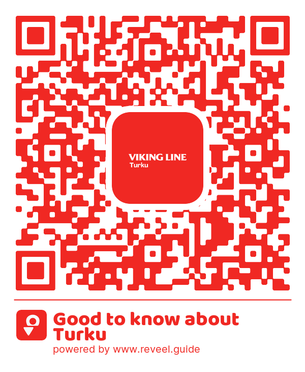 Image of the QR linking to the Good to know about Turku