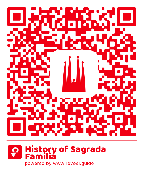 Image of the QR linking to the History of Sagrada Familia