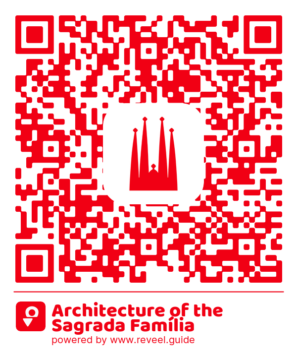 Image of the QR linking to the Architecture of the Sagrada Família