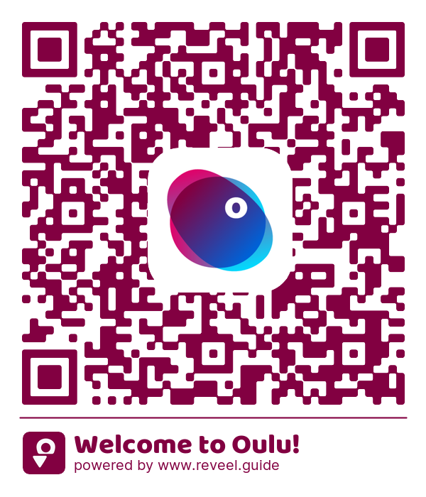 Image of the QR linking to the Welcome to Oulu!