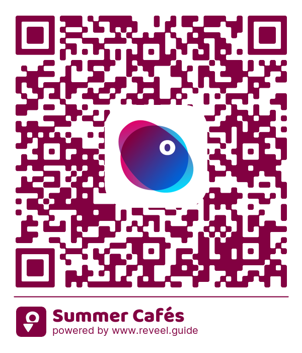 Image of the QR linking to the Summer Cafés