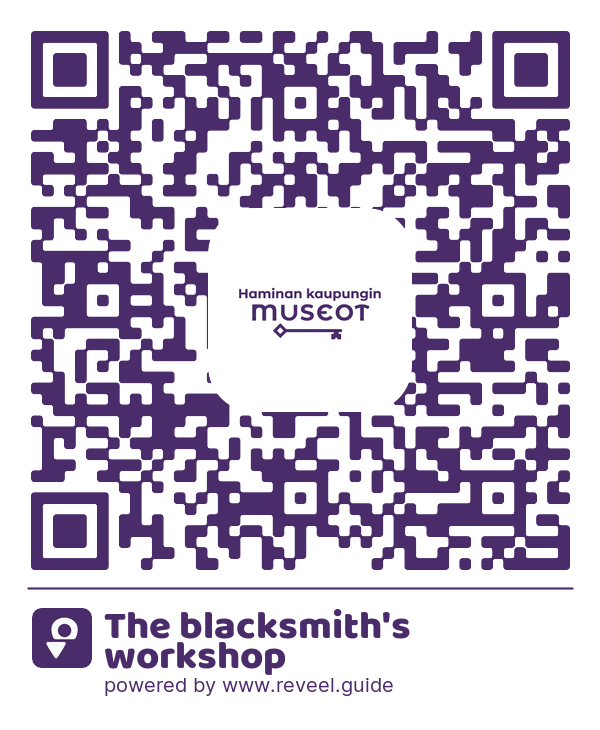 Image of the QR linking to the The blacksmith's workshop