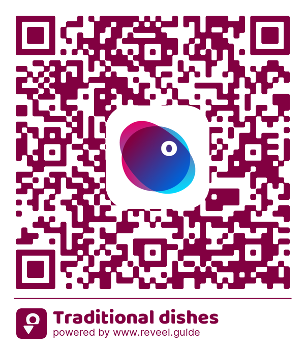 Image of the QR linking to the Traditional dishes 