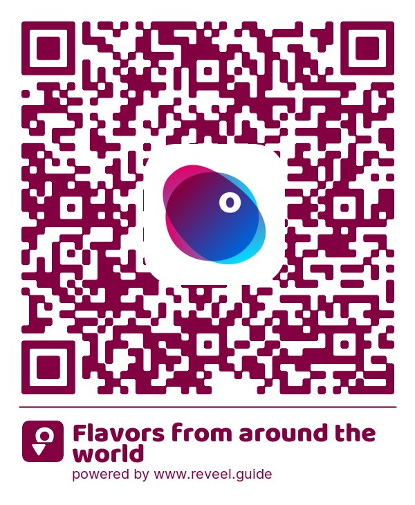 Image of the QR linking to the Flavors from around the world 