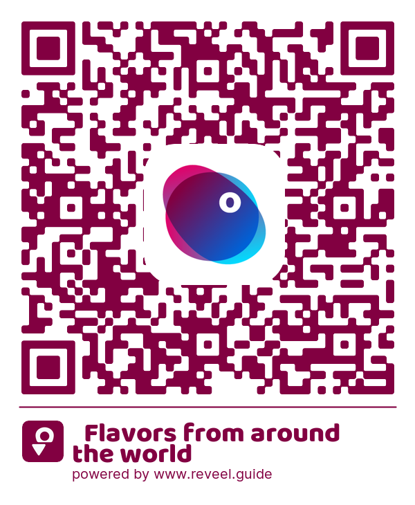 Image of the QR linking to the 🌍 Flavors from around the world