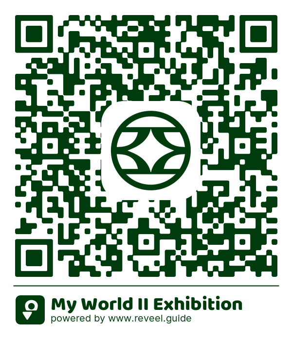 Image of the QR linking to the My World II Exhibition 