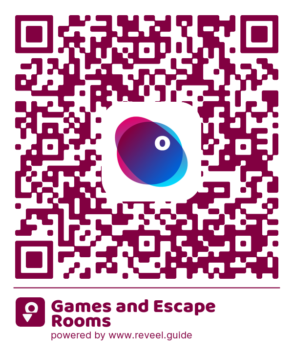 Image of the QR linking to the Games and Escape Rooms